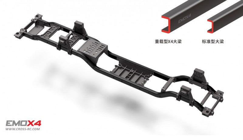 Cross-RC Crawler EMO X4 Brushless 4WD 1/8 Gris RTR CRO90100176