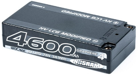 Nosram Accu Lipo Shorty LCG HV Graphene 4 7.6V 4600mAh 120C