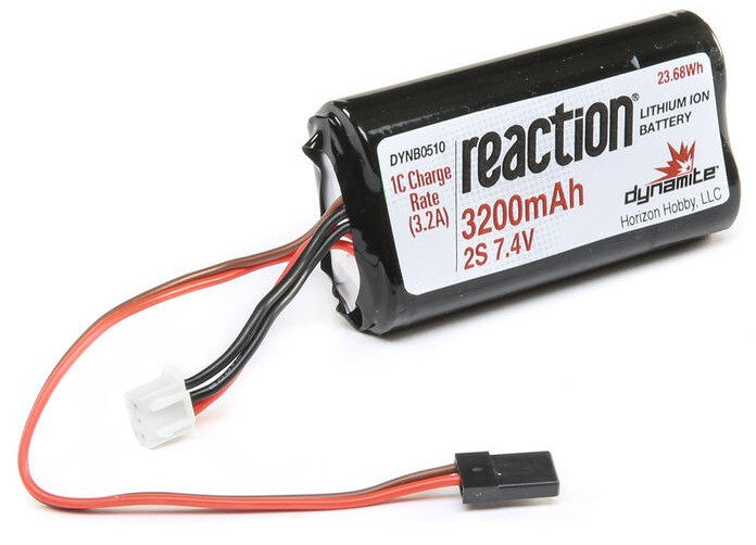 Dynamite Batterie RX Li-Ion 2S 7,4V 3200mAh 15C DYNB0510 - RC Team