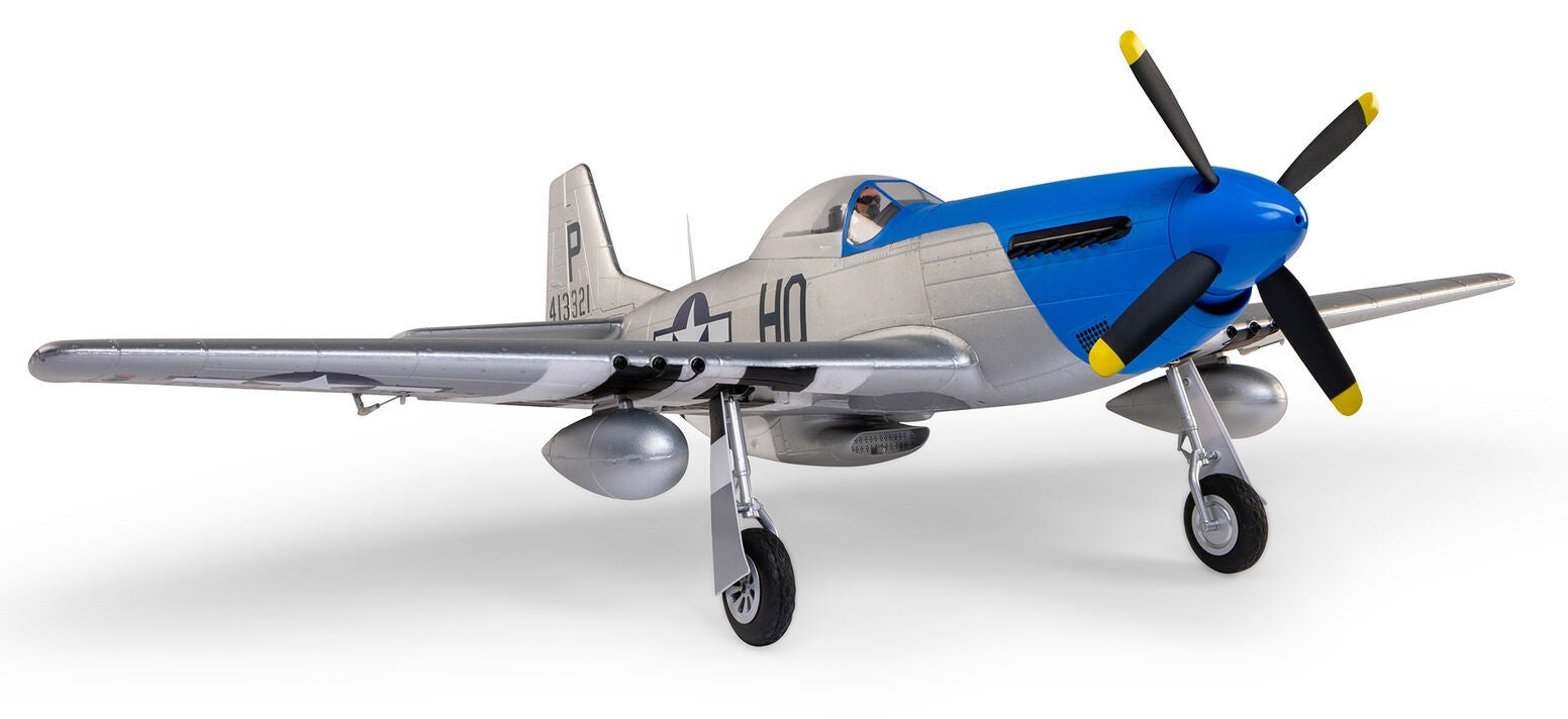 E-Flite Avion P-51D Mustang 1.2M BNF Basic Smart EFL089500