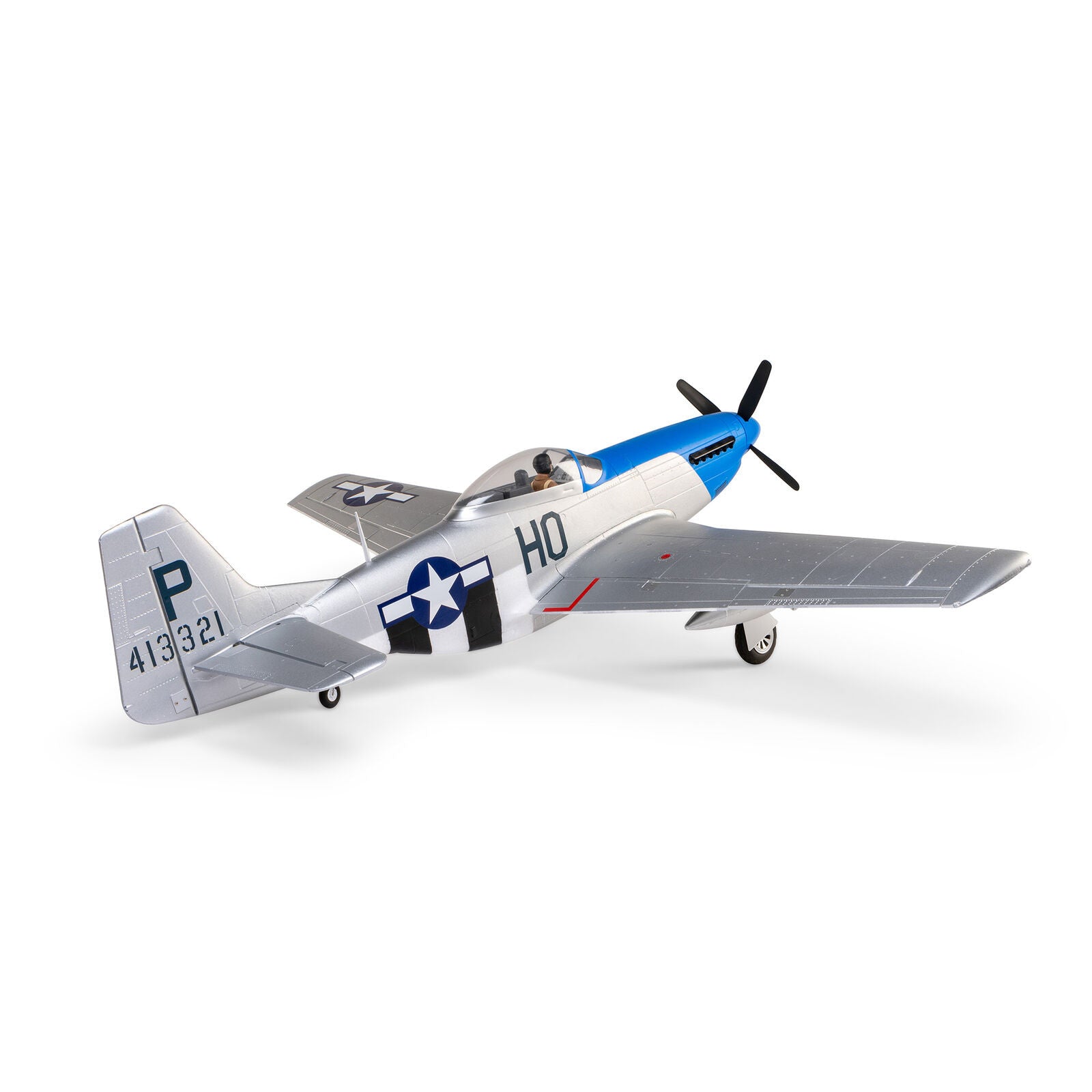 E-Flite Avion P-51D Mustang 1.2M BNF Basic Smart EFL089500