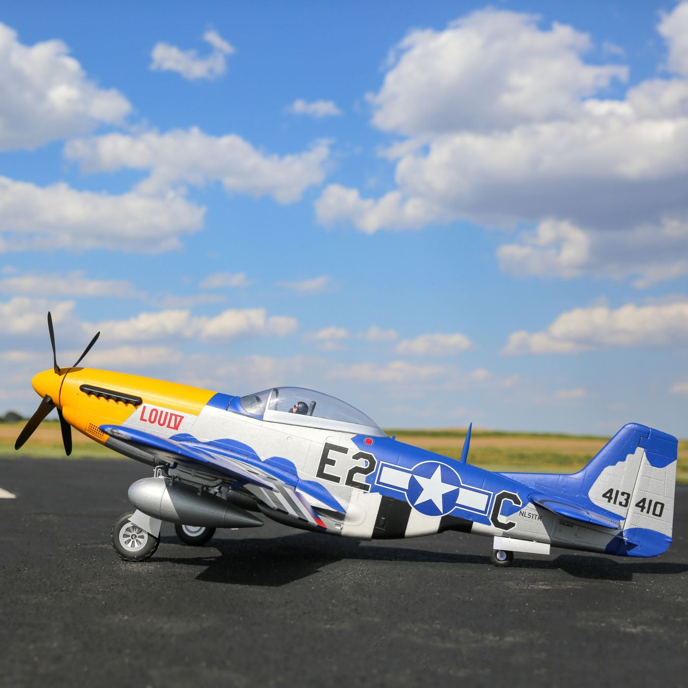 E-Flite Avion P-51D Mustang 1.5m BNF Basic EFL01250