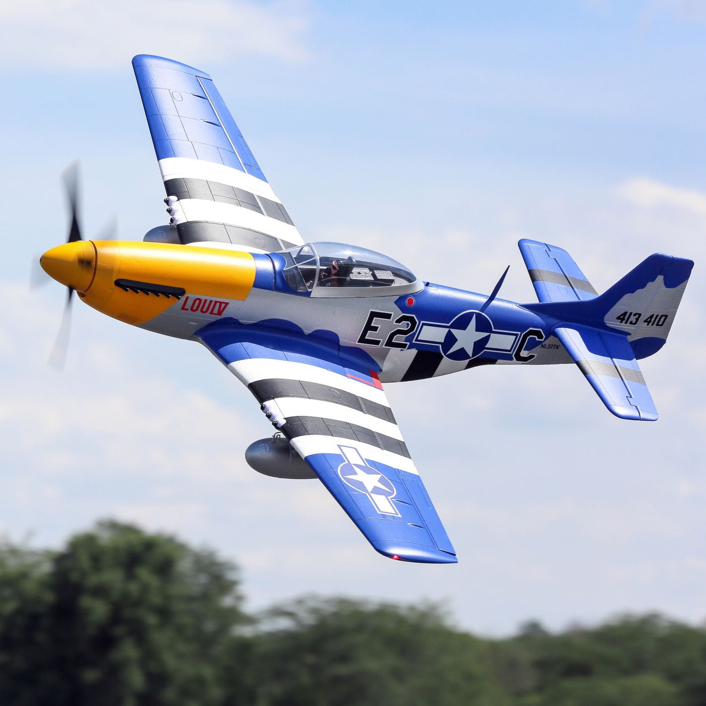 E-Flite Avion P-51D Mustang 1.5m BNF Basic EFL01250