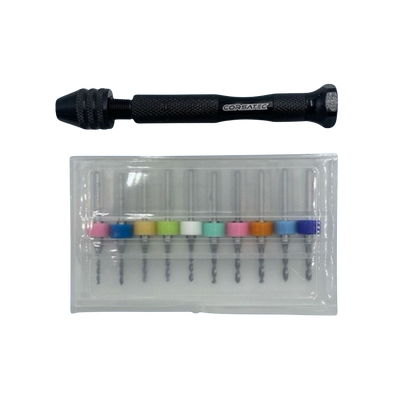 Corsatec Conjunto de brocas para pistão de 1,1 mm a 2,0 mm CT60005