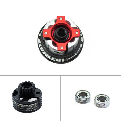 Ultimate Embrayage 4 Points Alu B10 + Cloche 13 Dents + Roulement UR0643-B10