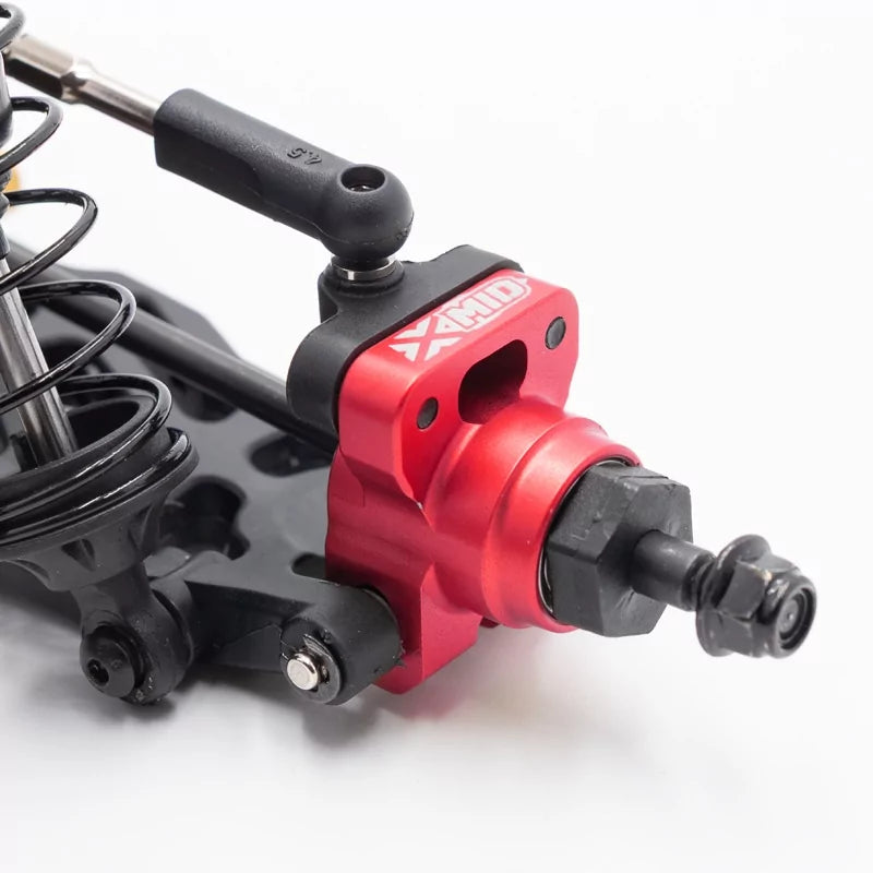 Hobbytech Red Aluminum Rear Bracket (2-pack) Xmid MID-OP14-FR