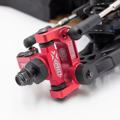 Hobbytech Etrier avant Rouge alu (x2) Xmid MID-OP16-FR