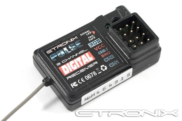 Etronix Radio Pulse GFSK 2.4ghz 2 voies ET1060