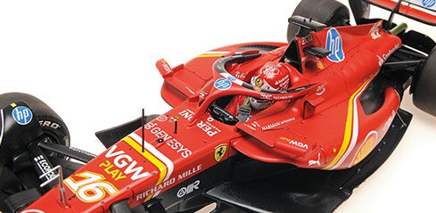 BBR Models Diecast Ferrari SF-24 16 Charles Leclerc F1 Winner Monaco 2024 1/18 BBR241836