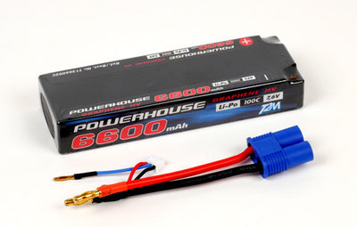 FG Prise Batterie Power Pack 2S 7.4V 6000mAh 60C 6556