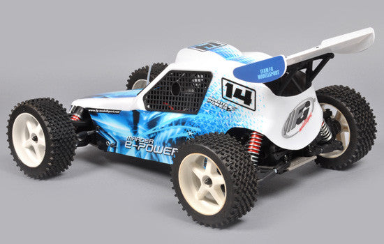 BURAGO Voiture radiocommandée 4x4 Rock Crawler bleue pas cher