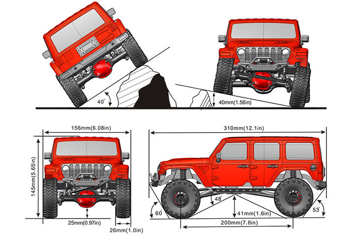 FTX Crawler Mini Outback Fury XC 1:16 RTR