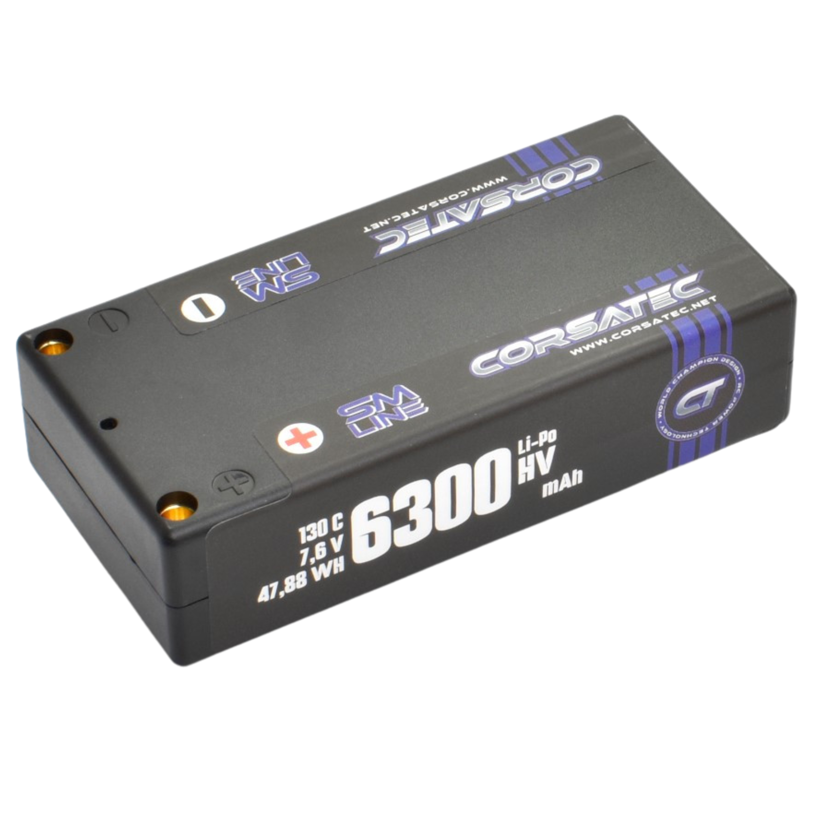 Corsatec Lipo 2s Shorty 6300mah HV 7.6V SM Linha CT10101