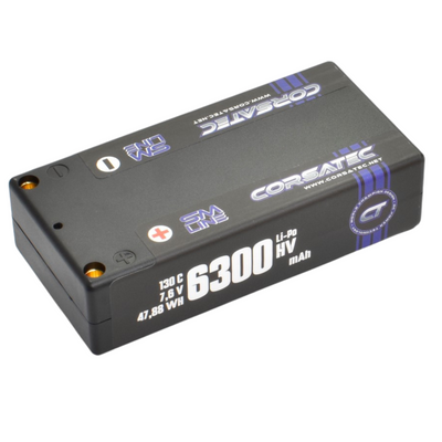 Corsatec Lipo 2s Shorty 6300mah HV 7.6V SM Line CT10101