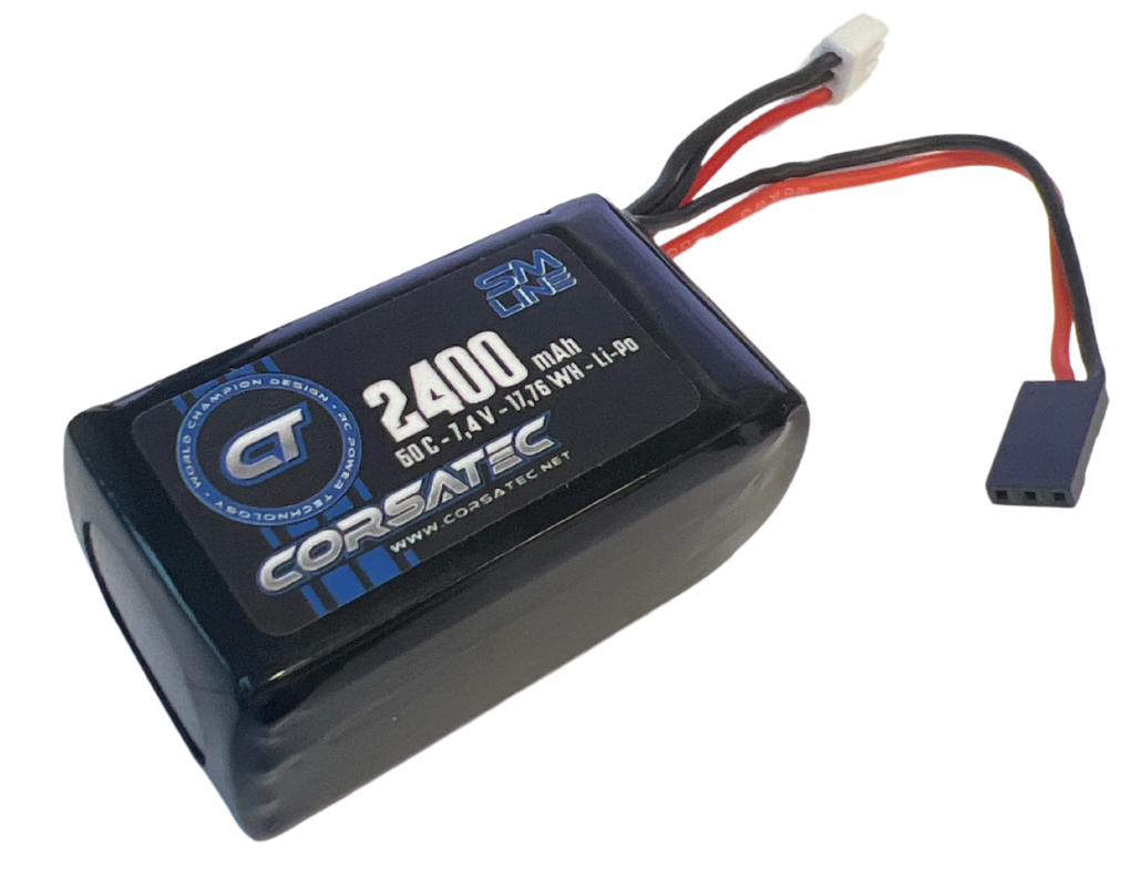 Corsatec Recetor Hump Lipo 2s 2400mah 7.4V CT10207
