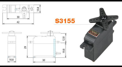 Futaba Mini Servo Digital S3155 2kg 01000828