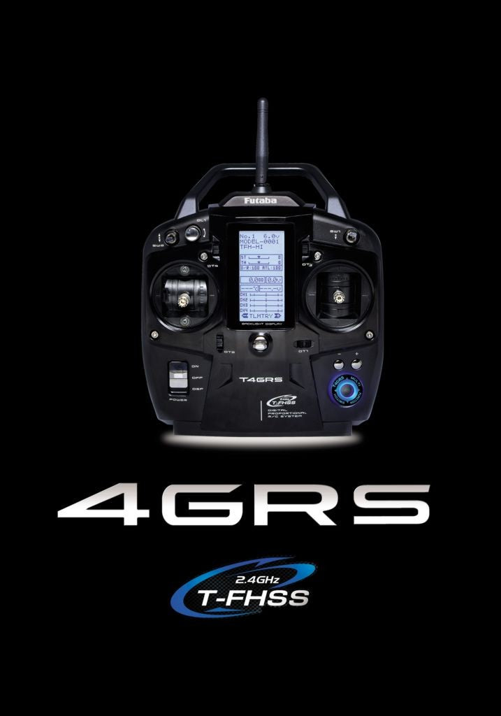 Futaba Radio 4GRS + R304SB 2.4ghz S-FHSS