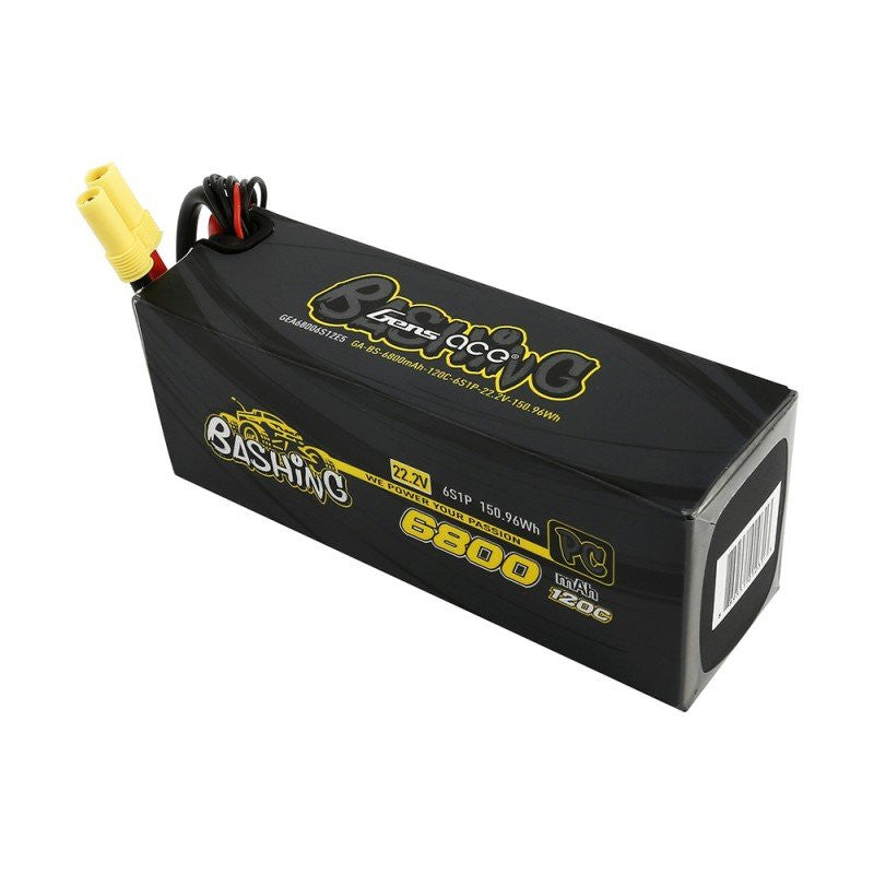 GENS ACE Accu Lipo Bashing 6S 22.2v 6800mAh 120C EC5