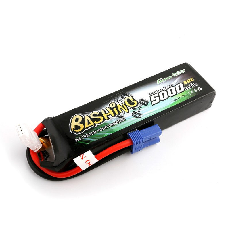 GENS ACE Accu lipo 11.1v 5000mAh 3S1P 50C XT90 Bashing Series