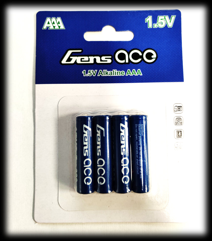 GENS ACE Piles Alcaline R3 AAA 1.5V (x4)