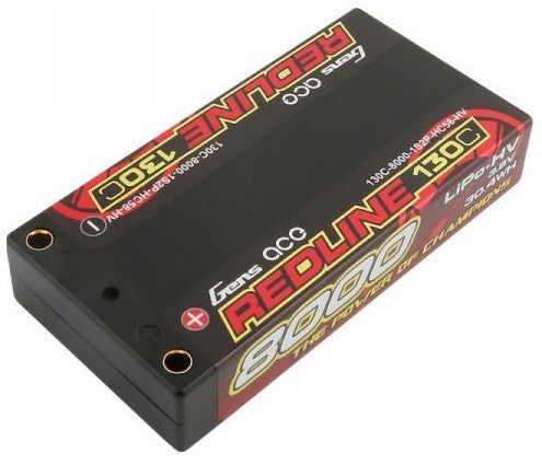 Gens Ace Redline Hv Accu lipo 1S 3.8V 8000Mah 130C 1S2P