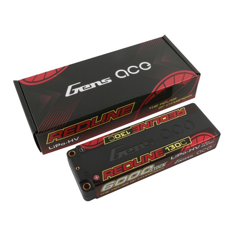 Gens Ace Redline Hv Accu lipo 7.6v 6000mah 130C 2S2P