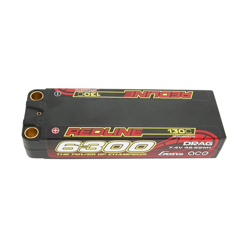 Gens Ace Redline Series Drag Accu lipo 7.4v 6300mah 130C 2S2P