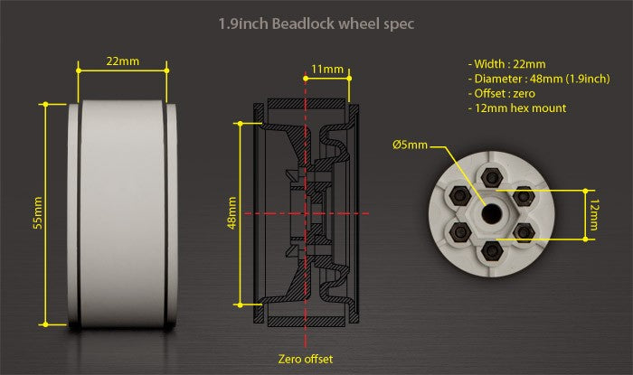 Pneumatici RC, Cerchioni Ruote Cingolate In Gomma Per Modellismo 1 - Foto 3