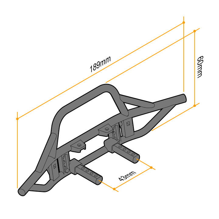 Gmade Kit de montage de châssis avant Komodo J30002