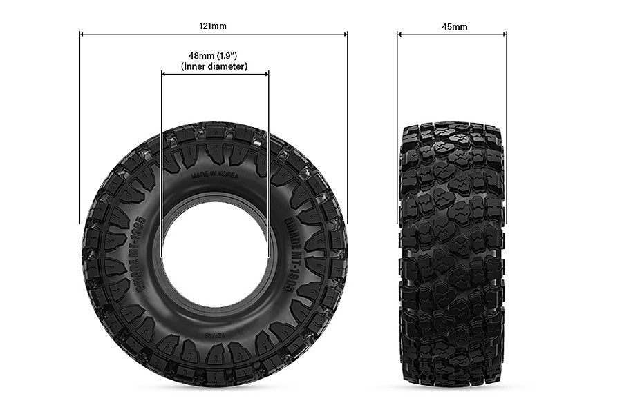 Gmade Pneus 1.9 MT 1905 Off-Road (x2) GM70594