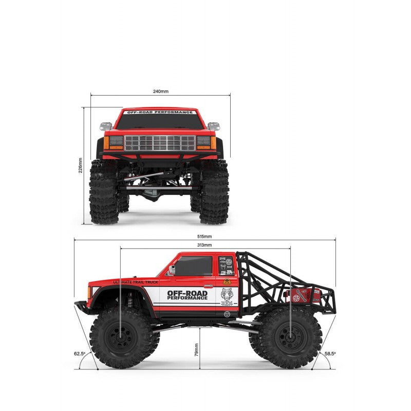 Gmade Trail Truck BOM GS02 4WD KIT GM57000