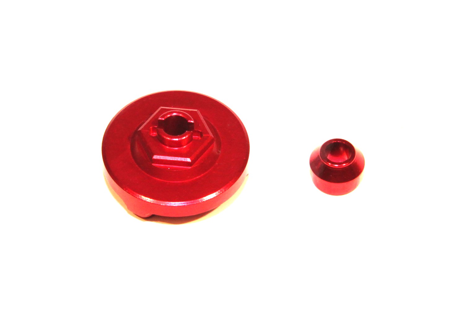 GPM Adaptateur roulement + noix de cardan alu rouge SLA035-R