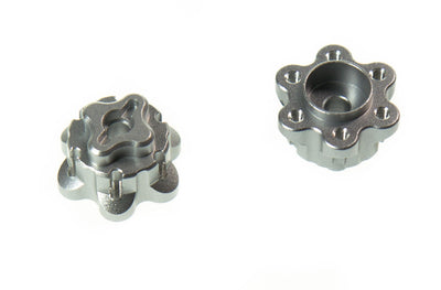 GPM Adaptateurs de roue 14mm alu gris YT014A-GS