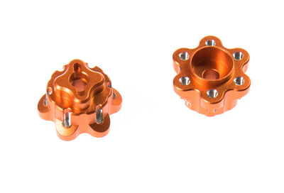 GPM Adaptateurs de roue 14mm alu orange YT014A-OR