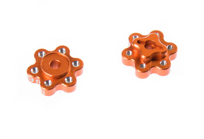 GPM Adaptateurs de roue 9mm alu orange YT009A-OR