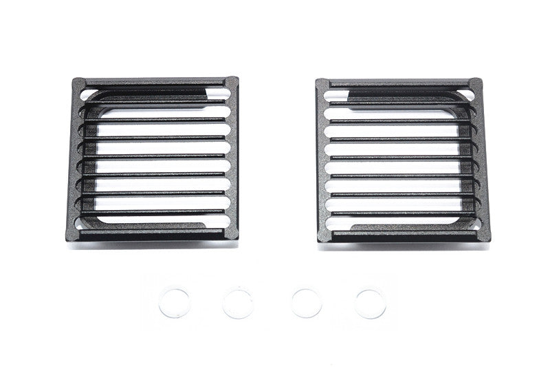 GPM Grille de phare alu noir (x2) TRX4050F-BK