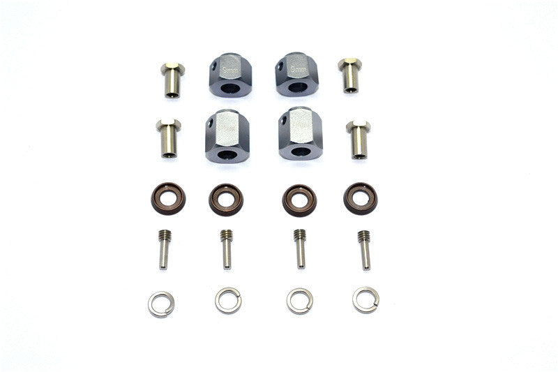 GPM Hexagones +9/12mm alu (x4) TRX4010/0912