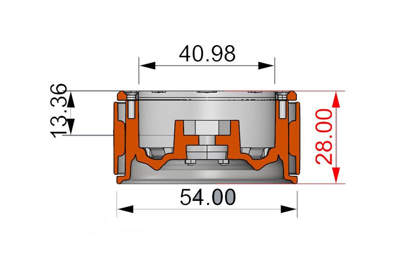 GPM Jantes bedlock aluminium 1.9 crawler ZSP049-S
