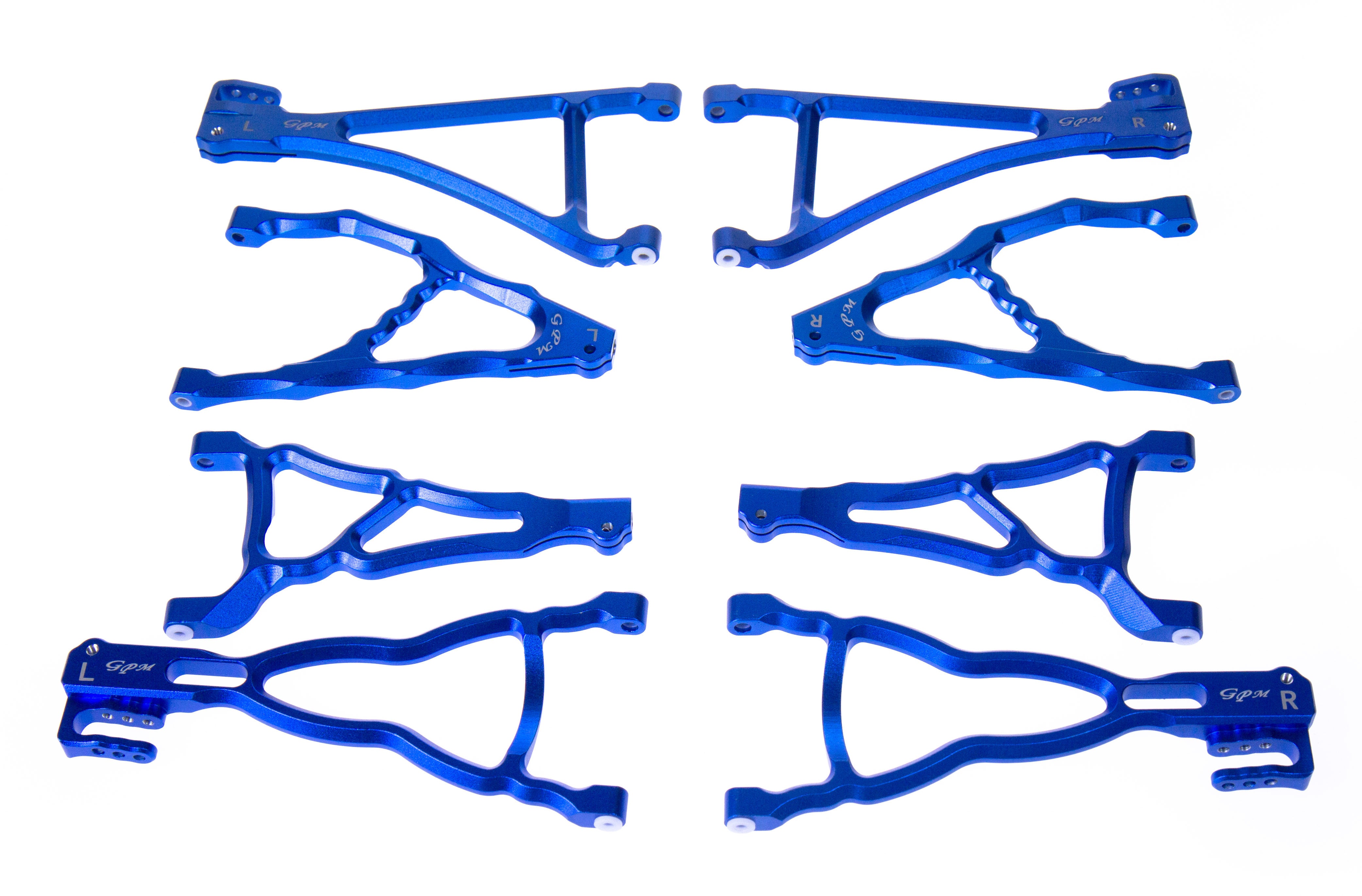 GPM Set triangle avant/arrière complet alu bleu ER4567-B