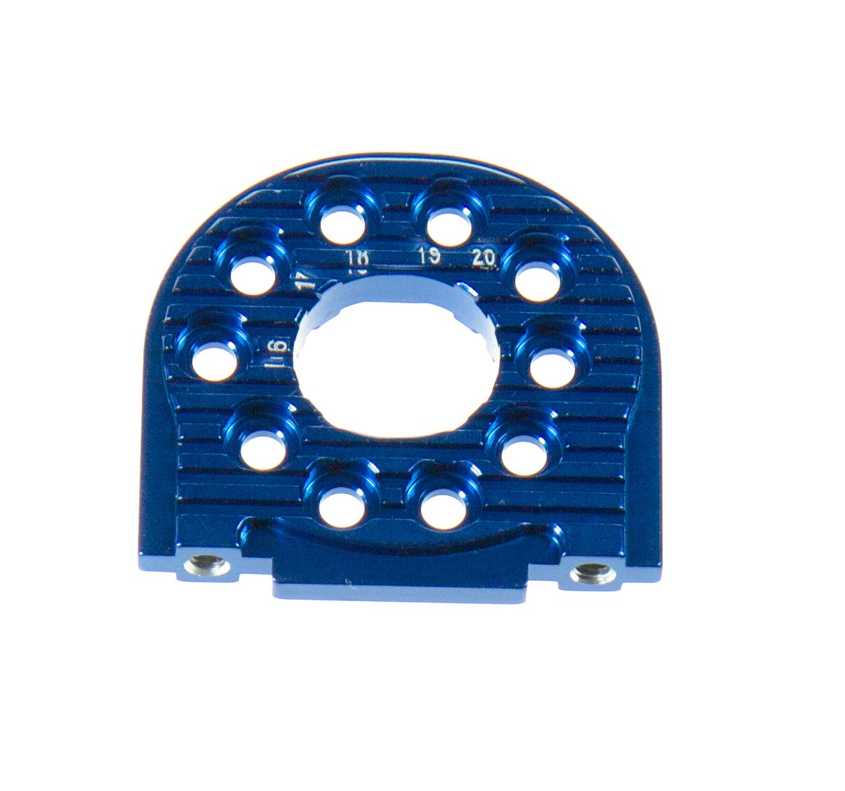 Gpm Rsa Motor GPM Soporte de motor 16/25dts de aluminio azul TT2018A-B