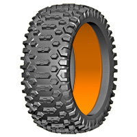 GRP Pneus 1/6" Big Cross GW91-P1 Soft (Avec Insert)