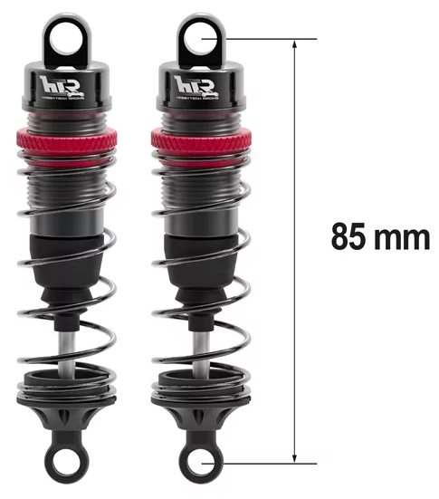 Hobbytech Amortisseurs 85mm Big Bore 13mm + Kit ressorts 1/10 HTR-510085