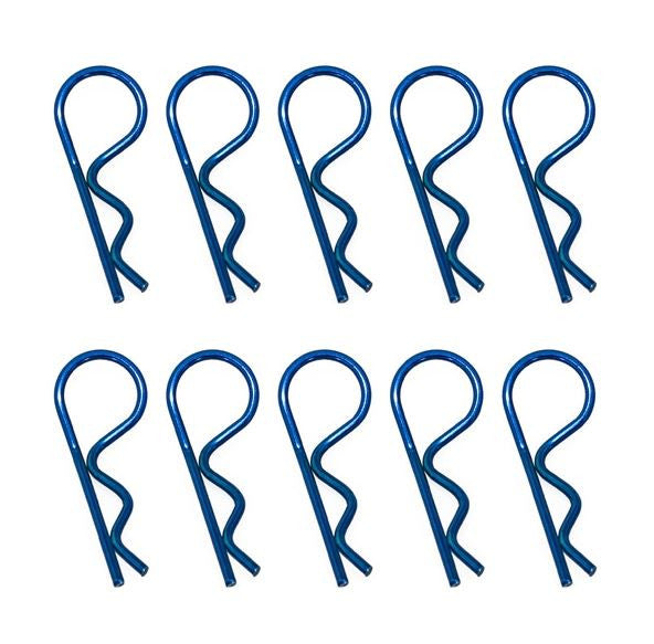 Hobbytech Clips de carrosserie 1/8 métallise (x10) HT-502391