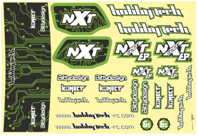 Hobbytech Planche de Stickers NXT EP 2.0