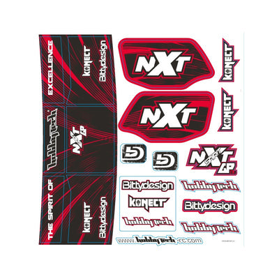 Hobbytech Planche de Stickers NXT GP 2.0 STICK-NXTGP-2.0