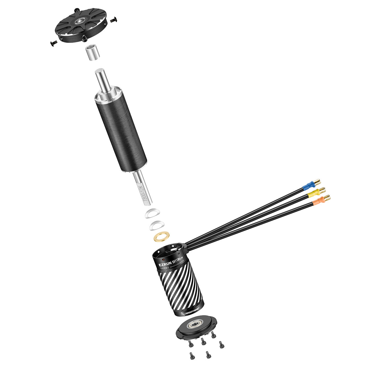 Hobbywing Moteur EzRun 56118SL G2 1600KV 4 pôles HW30402905