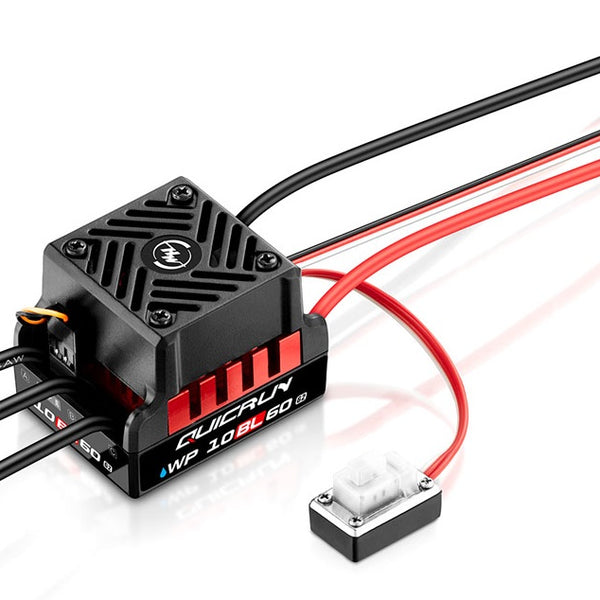 Hobbywing QuicRun WP10BL60 Régulateur Brushless 60A Pour Voiture RC 1/10 - Puissant Et Fiable