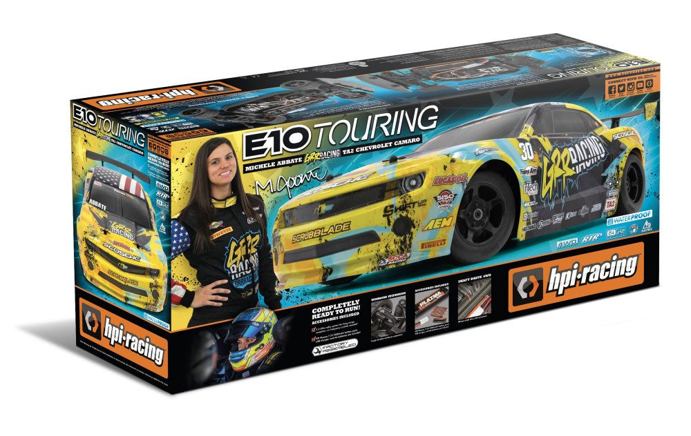 HPI E-10 Touring Michele Abbate TA2 Camaro RTR 160334