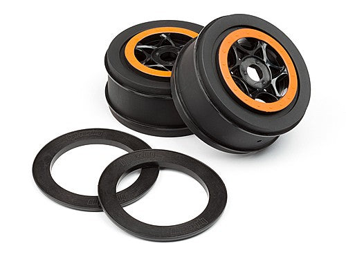 HPI - Jantes AH-64 Noir/Orange - 107855