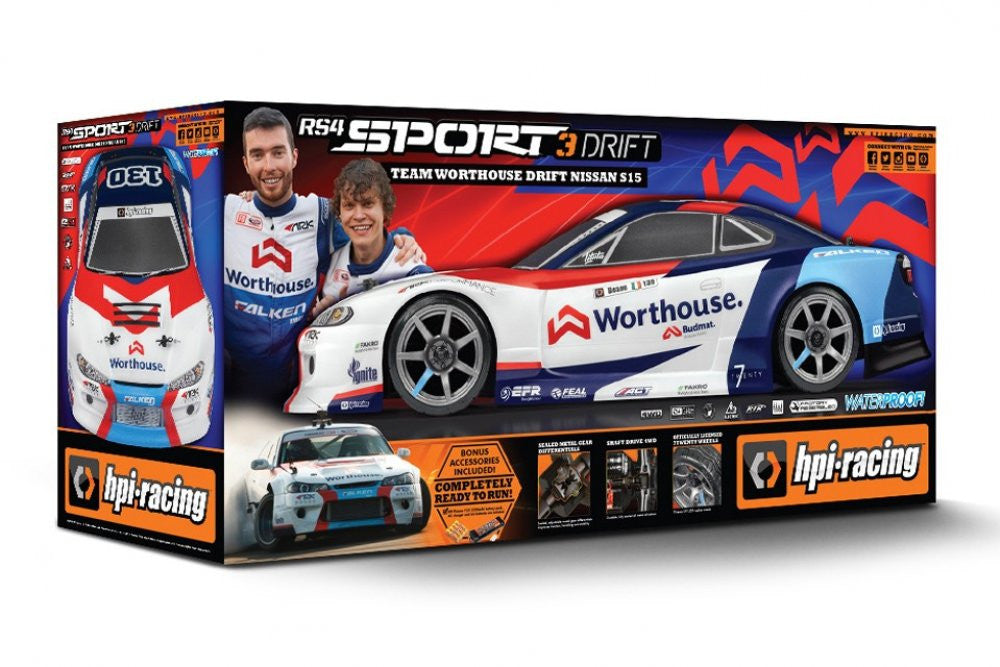 HPI RS4 Sport 3 Drift Nissan James Dean RTR 120097